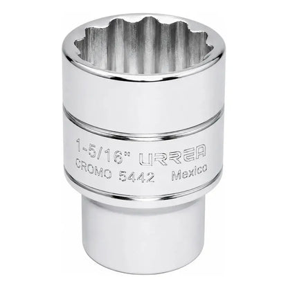 Dado Cuadro De 1/2 , 12 Puntas, En Pulgadas, 1-5/16  Plateado RLC INDUSTRIAL SUPPLY