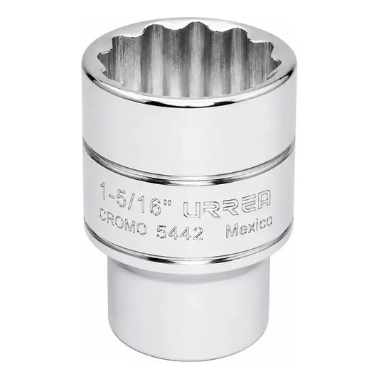 Dado Cuadro De 1/2 , 12 Puntas, En Pulgadas, 1-5/16  Plateado RLC INDUSTRIAL SUPPLY