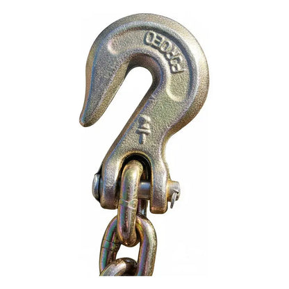 Cadena Con Ganchos 1/2  X 20 Pies Grado 80 Amarillo PW INDUSTRIAL