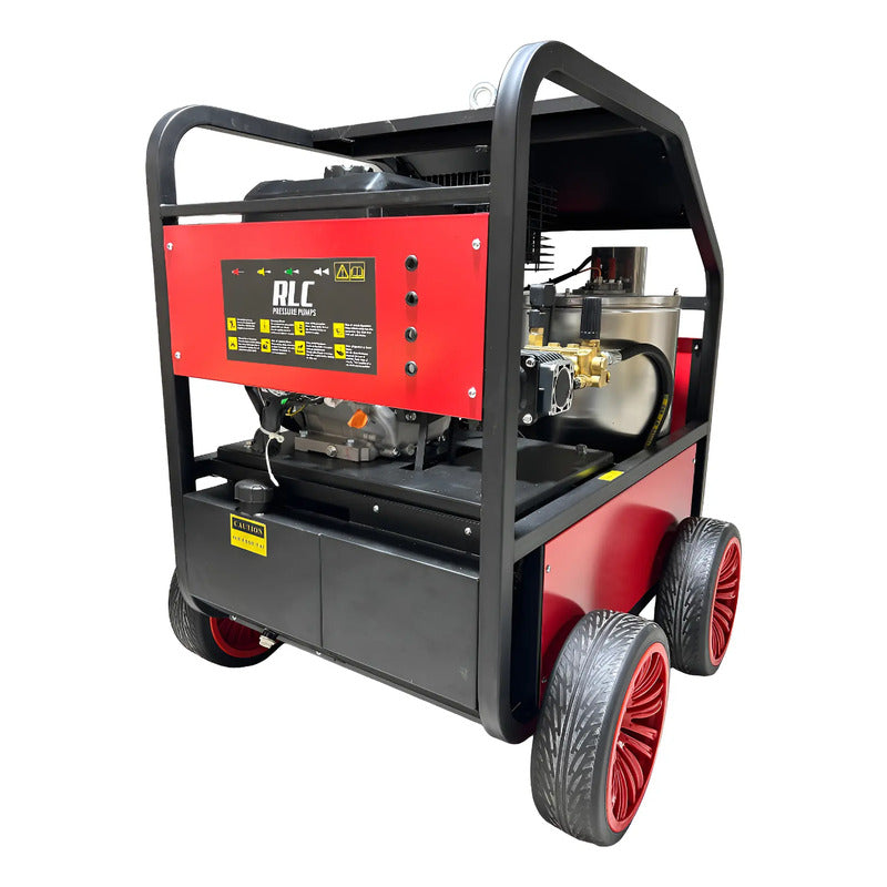 Hidrolavadora A Gasolina Para Agua Caliente 4,000 Psi Rojo