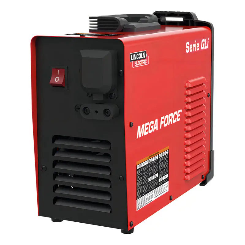 Soldadora Inverter Lincoln Electric Mega Force 175 Gli E Roja Stick RLC INDUSTRIAL SUPPLY