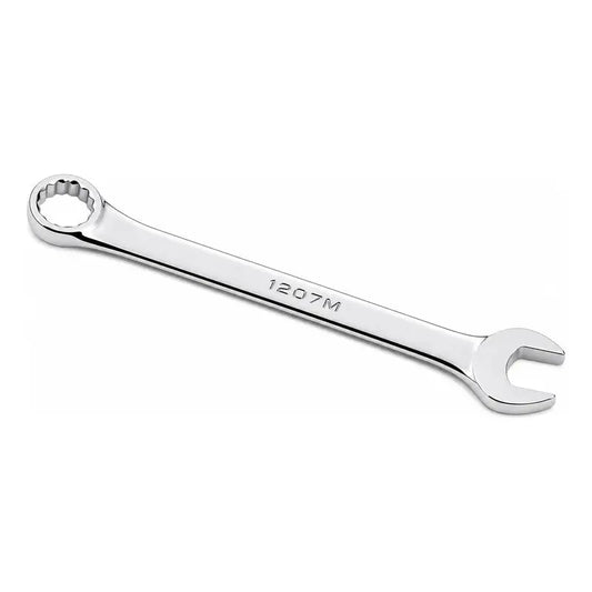 Llave Combinada Pulido Espejo Métrica, 12 Puntas, 7 Mm Plateado RLC INDUSTRIAL SUPPLY