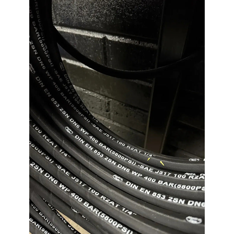 Manguera Hidraulica De 1/4  5,800 Psi Rlc 50 Metros Negro RLC INDUSTRIAL SUPPLY