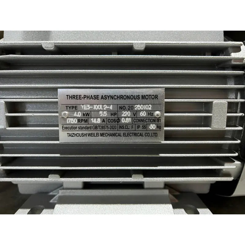 Motor Electrico Con Bomba Para Hidrolavadora 2,465 Psi 220v Gris 60 RLC