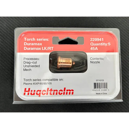 5 Boquillas Para Plasma Hypertherm 220941 De 45 Amps Pro Weld Industrial