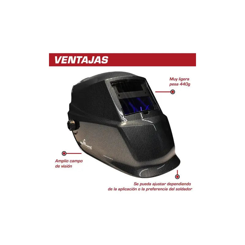 Careta Electrónica Lincoln Electric Rfta Professional Cube Color Negro Pro Weld Industrial