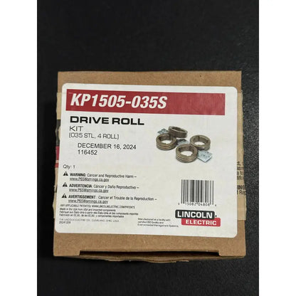 Kit De 4 Rodillos Microalambre Lincoln .035 (kp1505-035s) Gris LINCOLN ELECTRIC