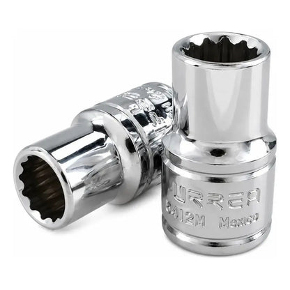 Dado Cuadro De 1/2 , 12 Puntas, Métrico, 12 Mm Plateado RLC INDUSTRIAL SUPPLY