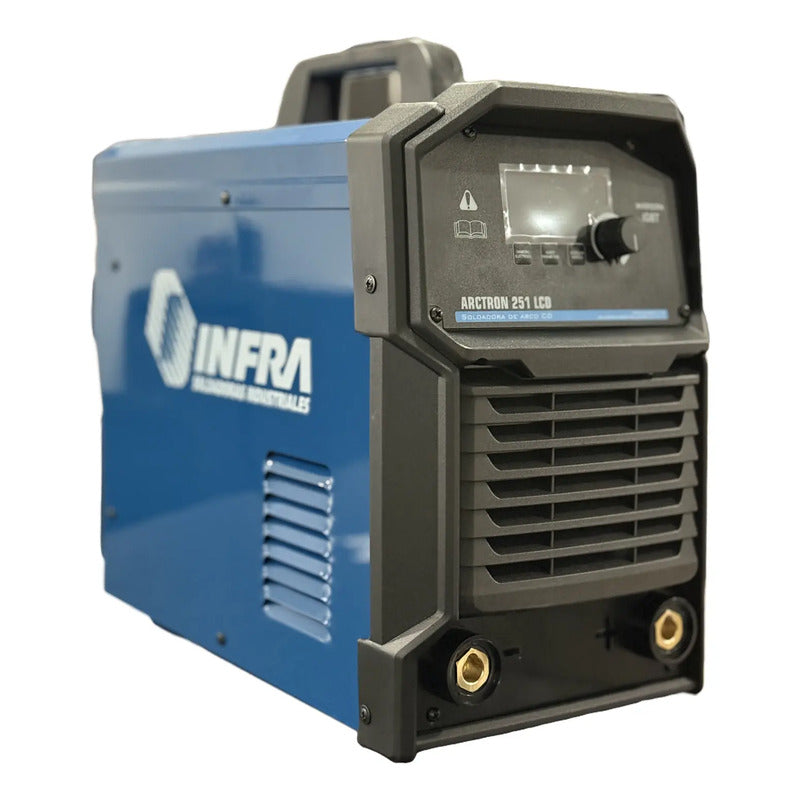 Soldadora Inverter Infra Arctron 251 Lcd 30-250amp 50-60hz Azul Acero INFRA