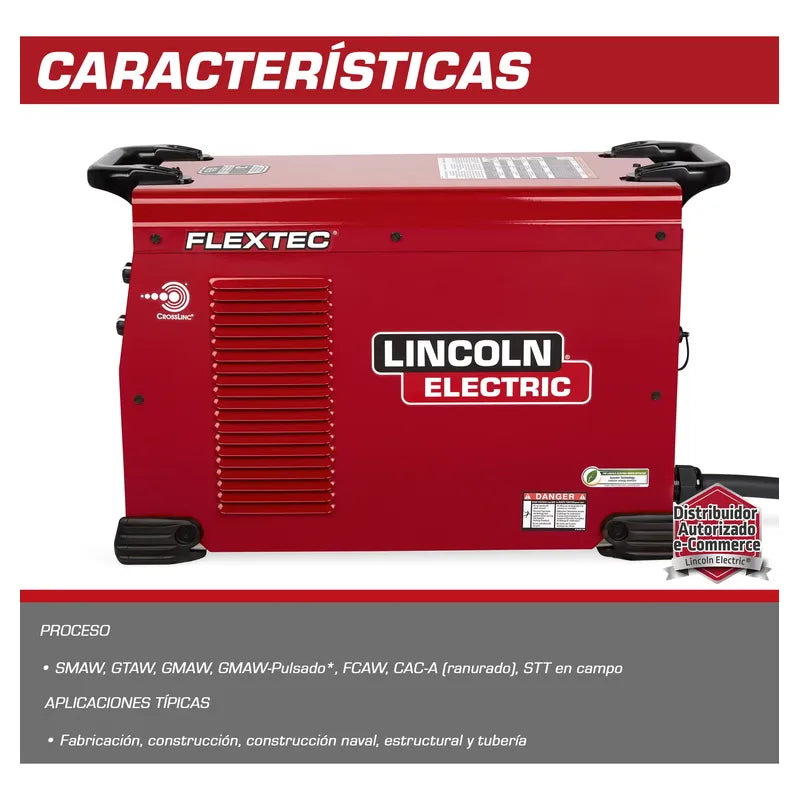 Máquina Para Soldar Flextec 350x De Lincoln Electric Rojo