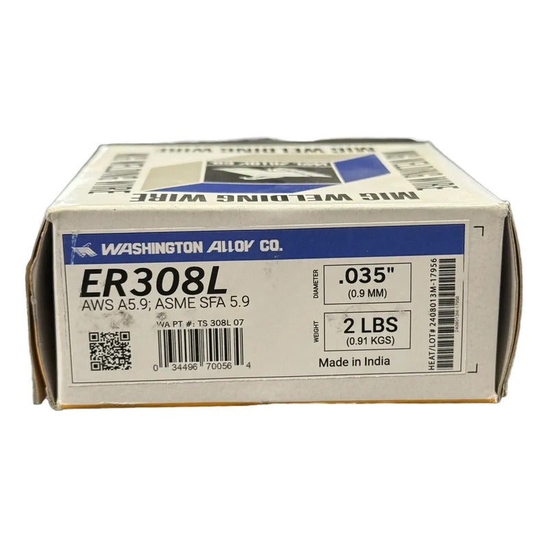 Micro Alambre 308 Para Acero Inoxidable .035  (2 Lbs) Plateado