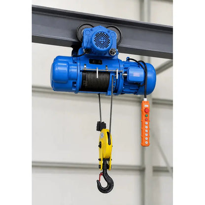 Polipasto Electrico De Cable 5 Toneladas Con 6 Metros, 440v Azul 1 PW INDUSTRIAL