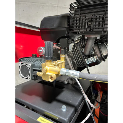 Hidrolavadora A Gasolina Para Agua Caliente 4,000 Psi Rojo