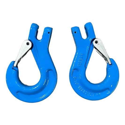 Kit De 2 Ganchos Azules Para Cadena 5/16 Grado 100 Pro Weld Industrial