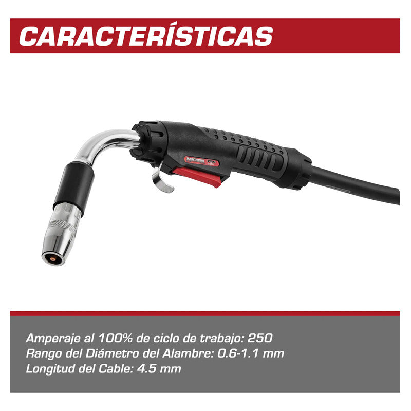 Antorcha Lincoln Electric Magnum Pro 250l K4530-2
