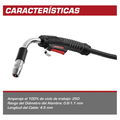 Antorcha Lincoln Electric Magnum Pro 250l K4530-2