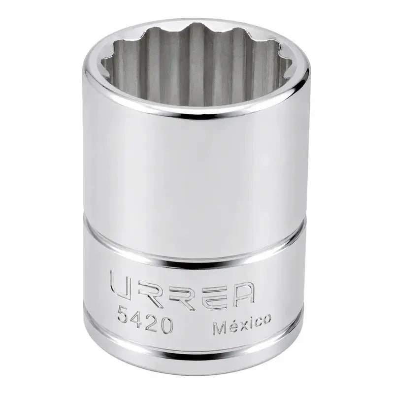Dado Cuadro De 1/2 , 12 Puntas, En Pulgadas, 5/8  Plateado URREA