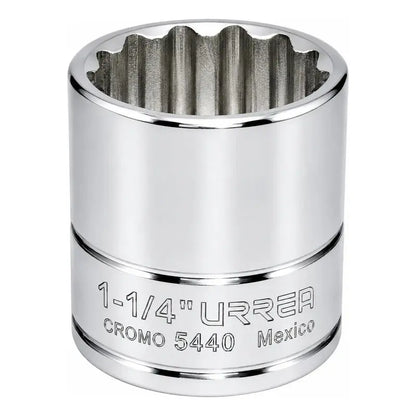 Dado Cuadro De 1/2 , 12 Puntas, En Pulgadas, 1-1/4  Plateado RLC INDUSTRIAL SUPPLY