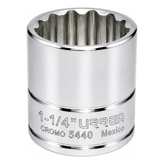 Dado Cuadro De 1/2 , 12 Puntas, En Pulgadas, 1-1/4  Plateado RLC INDUSTRIAL SUPPLY