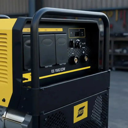 Maquina De Soldar Con Motor Kholer Gasolina Ruffian Es150g Amarillo RLC INDUSTRIAL SUPPLY