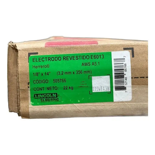 Electrodo Revestido 6013 - 1/8 X 14  Lincoln Electric 5 Kg Gris Oscuro LINCOLN ELECTRIC