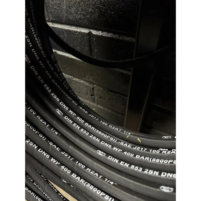Manguera Hidraulica De 1/4  5,800 Psi Rlc 20 Metros Negro RLC