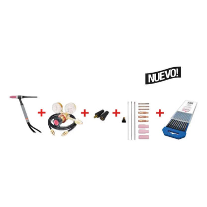 Paquete Kit De Accesorios Tig 17v Lincoln Electri (rf500578) Azul LINCOLN ELECTRIC
