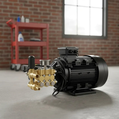 Motor Electrico Con Bomba Para Hidrolavadora 3,480 Psi 220v Gris 60