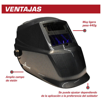 Careta Electrónica Lincoln Electric Rfta Professional Cube Negro