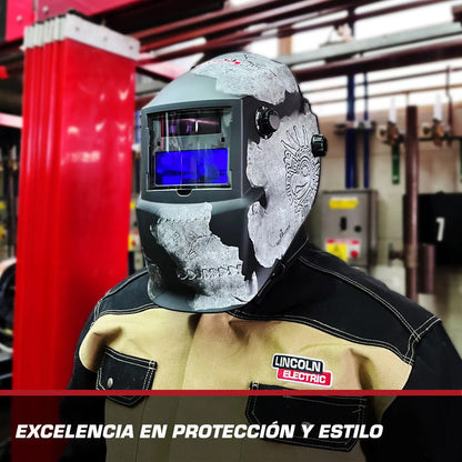 Careta Electrónica Lincoln Electric Red Force Aztek Color Ne Negro LINCOLN ELECTRIC