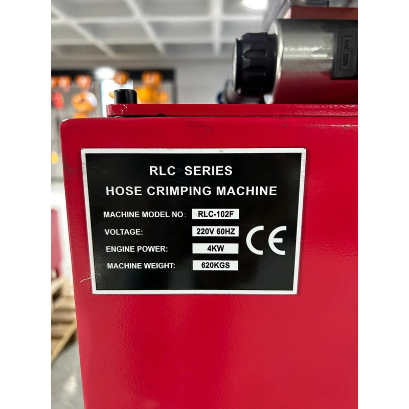 Crimpadora Para Mangueras Hidraulicas Rlc 1/4 - 4 (220 V) Rojo