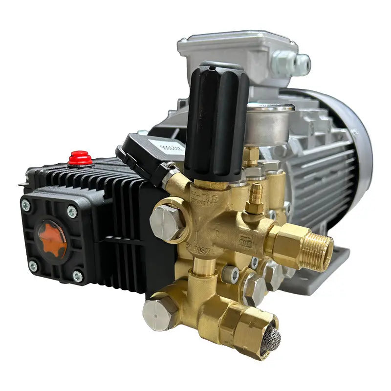 Motor Electrico Con Bomba Para Hidrolavadora 3,335 Psi 220v Gris 60 RLC