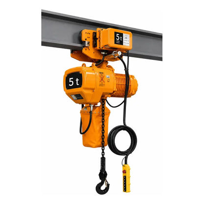 Polipasto Electrico De Cadena Con Trole 5t/6m 220/440v 3f Naranja 1 RLC INDUSTRIAL SUPPLY