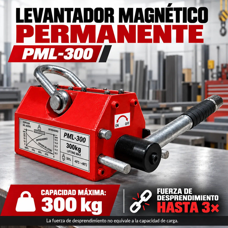 Imán Elevador Industrial Magnético Neodimio 300 Kg RLC
