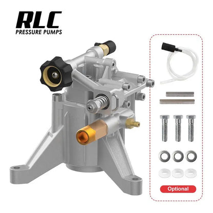 Bomba De Presion Para Hidrolavadora A Gasolina 2,700 Psi Plateado RLC