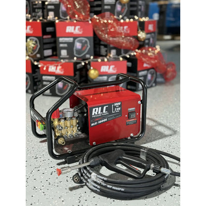 Hidrolavadora Portatil Semi Industrial 1,600 Psi 220v Rojo