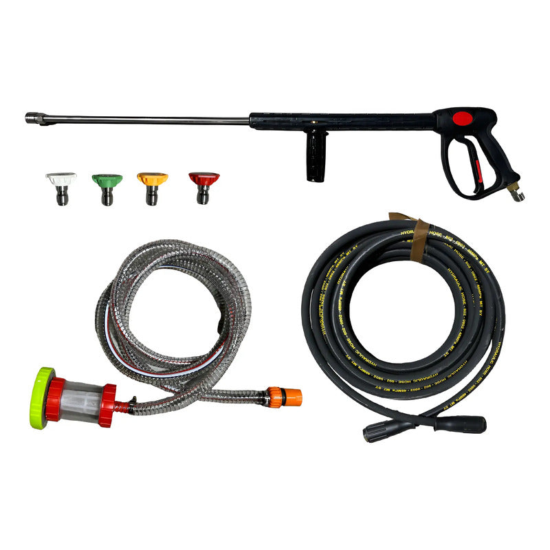 Hidrolavadora Electrica Para Agua Caliente 3,900 Psi Rojo