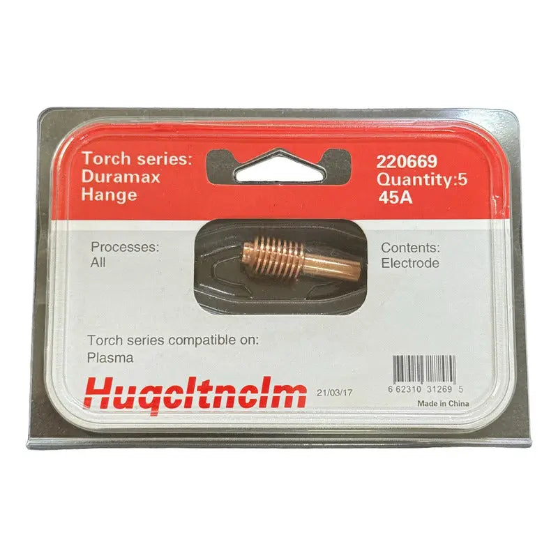 5 Electrodos Para Hypertherm 220669 Pro Weld Industrial