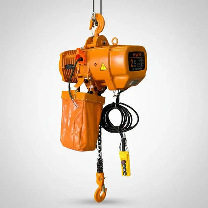 Polipasto Electrico De Cadena Con Gancho 2t/6m 220/440v 3f Naranja 1 PW INDUSTRIAL