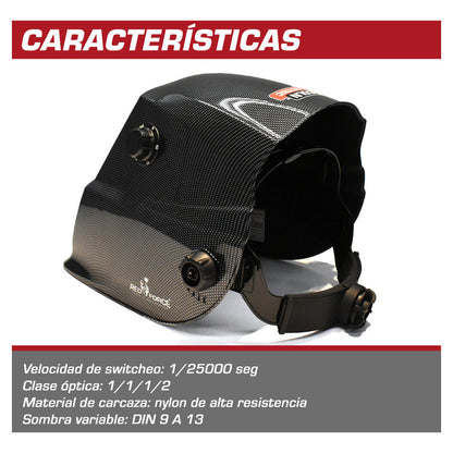 Careta Electrónica Lincoln Electric Rfta Professional Cube Negro