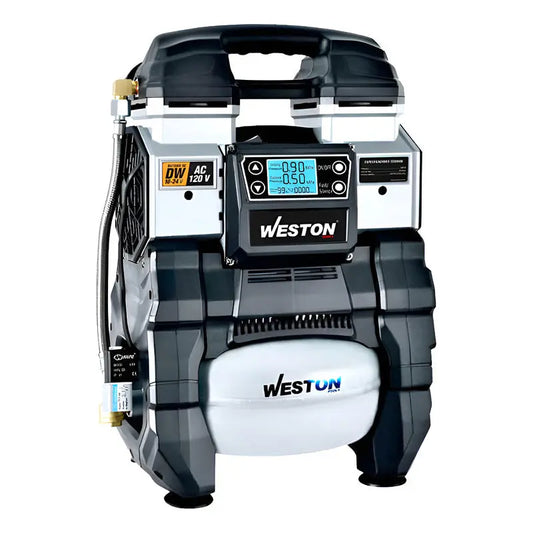 Compresor De Aire Inalambrico Sin Carbones Ac 120v Weston Gris Weston
