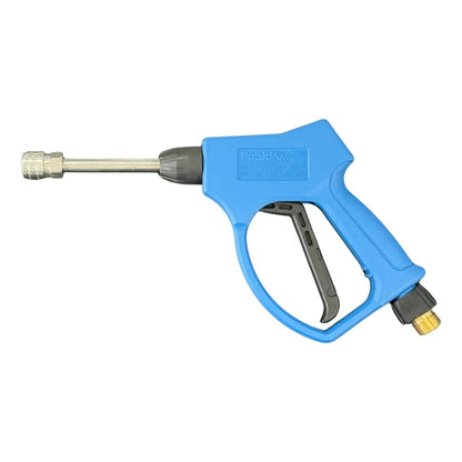 Pistola Corta Para Hidrolavadora 5000 Psi Uso Industrial Azul Acero 60