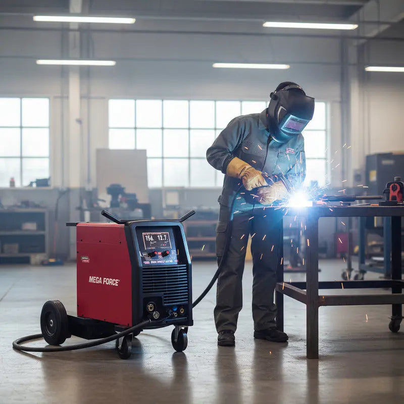 Maquina Para Soldar Multiprocesos Mega Force 257 Mp 220v Rojo LINCOLN ELECTRIC