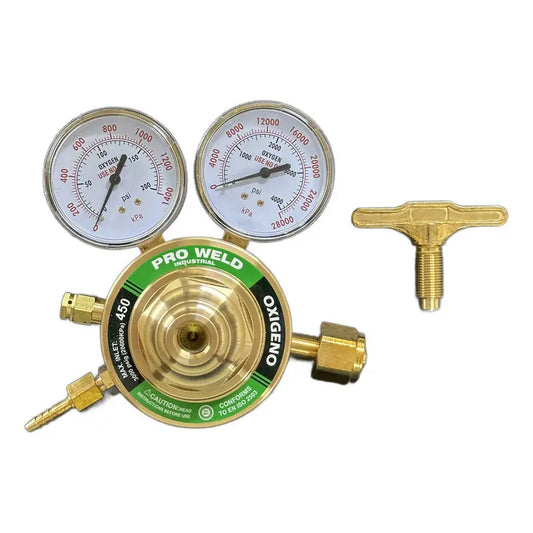 Regulador Para Oxìgeno Uso Rudo Alta Precion Pro Weld Industrial