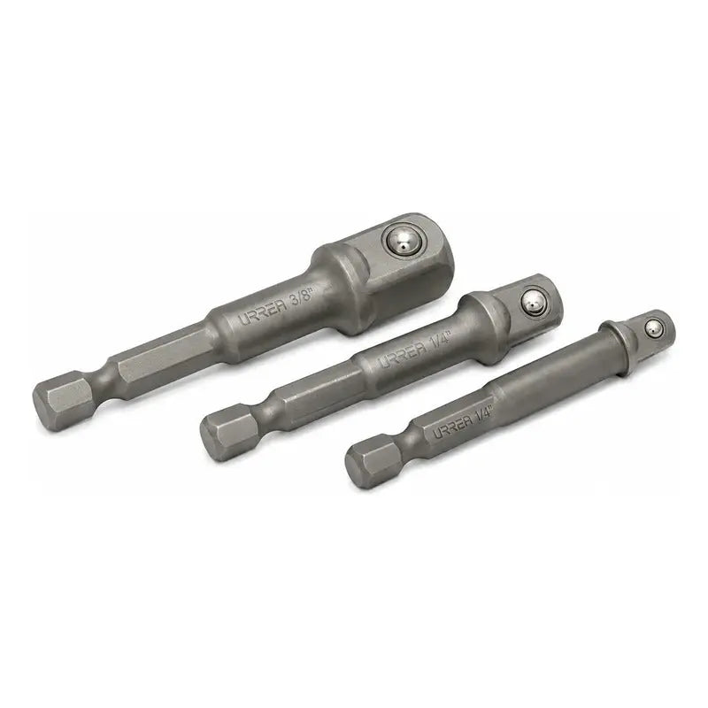 Juego De Adaptadores Para Dados Varios Cuadros 3 Piezas Plateado RLC INDUSTRIAL SUPPLY