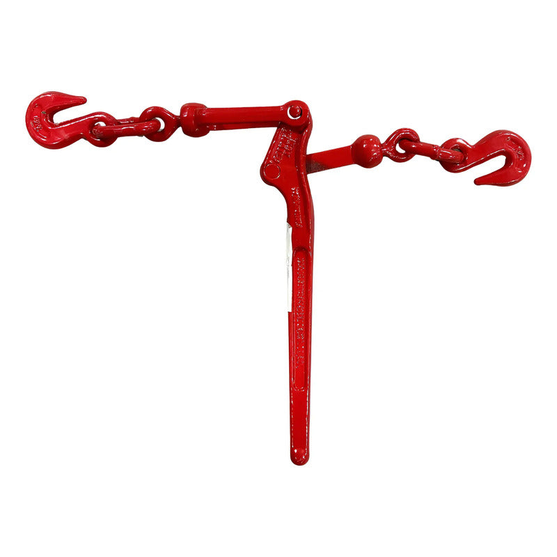 Kit De Cadena 1/4 X 16 Grado 80 Con Tensor De Cadena1/4-5/16 Rojo
