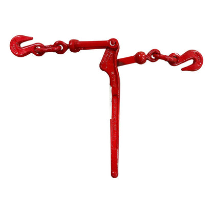 Kit De Cadena 1/4 X 16 Grado 80 Con Tensor De Cadena1/4-5/16 Rojo