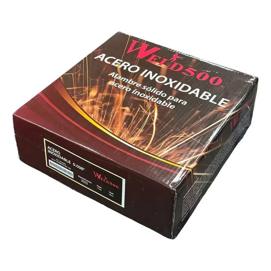 Soldadura Microalambr Acero Inox. 308 15 Kilos .035 Weld 500 Gris WELD 500