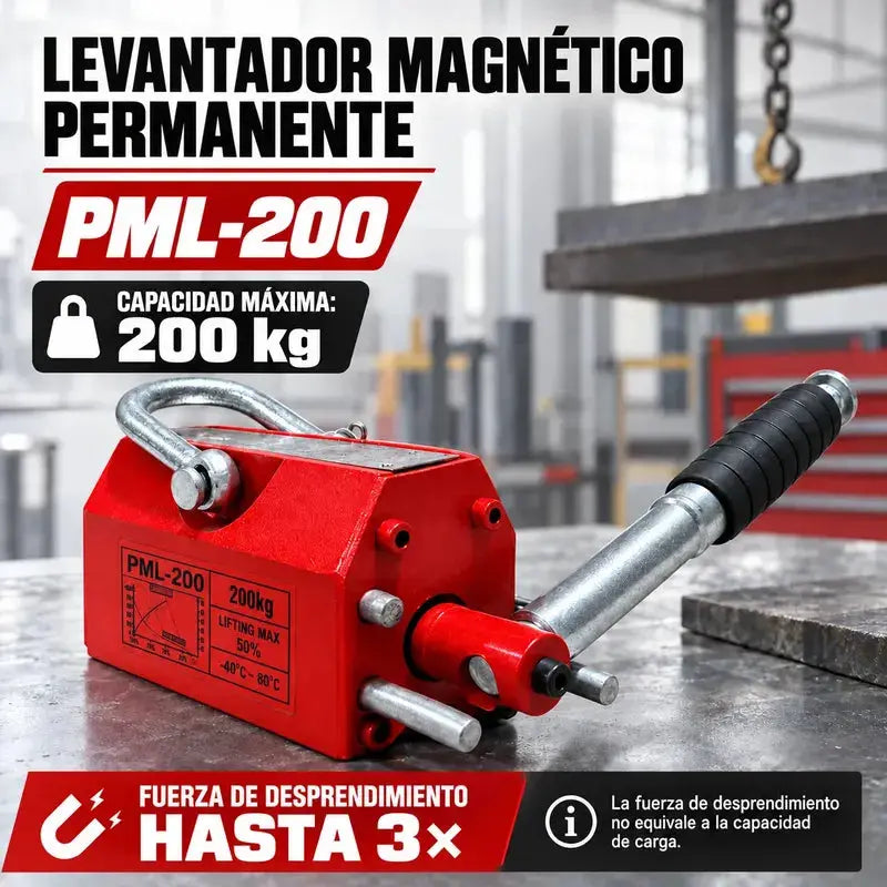 Imán Elevador Industrial Magnético Neodimio 200 Kg RLC
