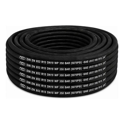 Manguera Hidraulica R15 De 3/4  5,075 Psi Rlc 15 Metros Negro RLC INDUSTRIAL SUPPLY